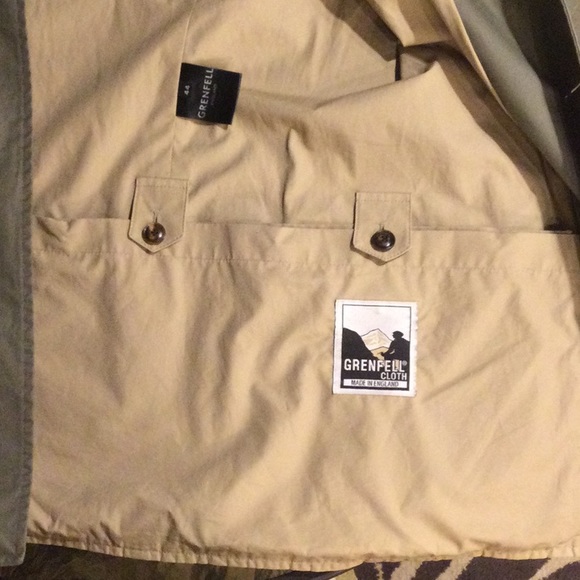 GRF Shooter Grenfell Cloth Jacket Made in England Size UK 44/L - Picture 7 of 13